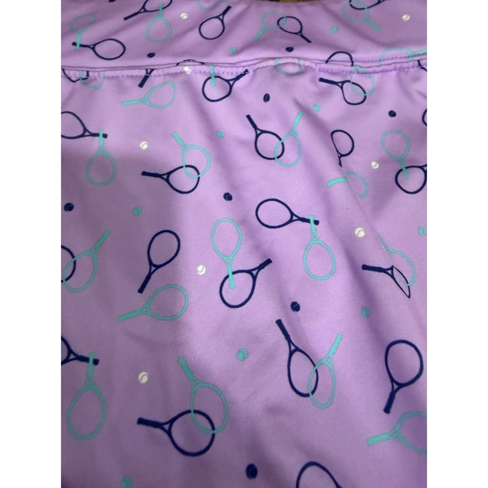 Prince‎ Girls Purple Tennis Racket Print Athletic Skort Size L 14 - Picture 3 of 7